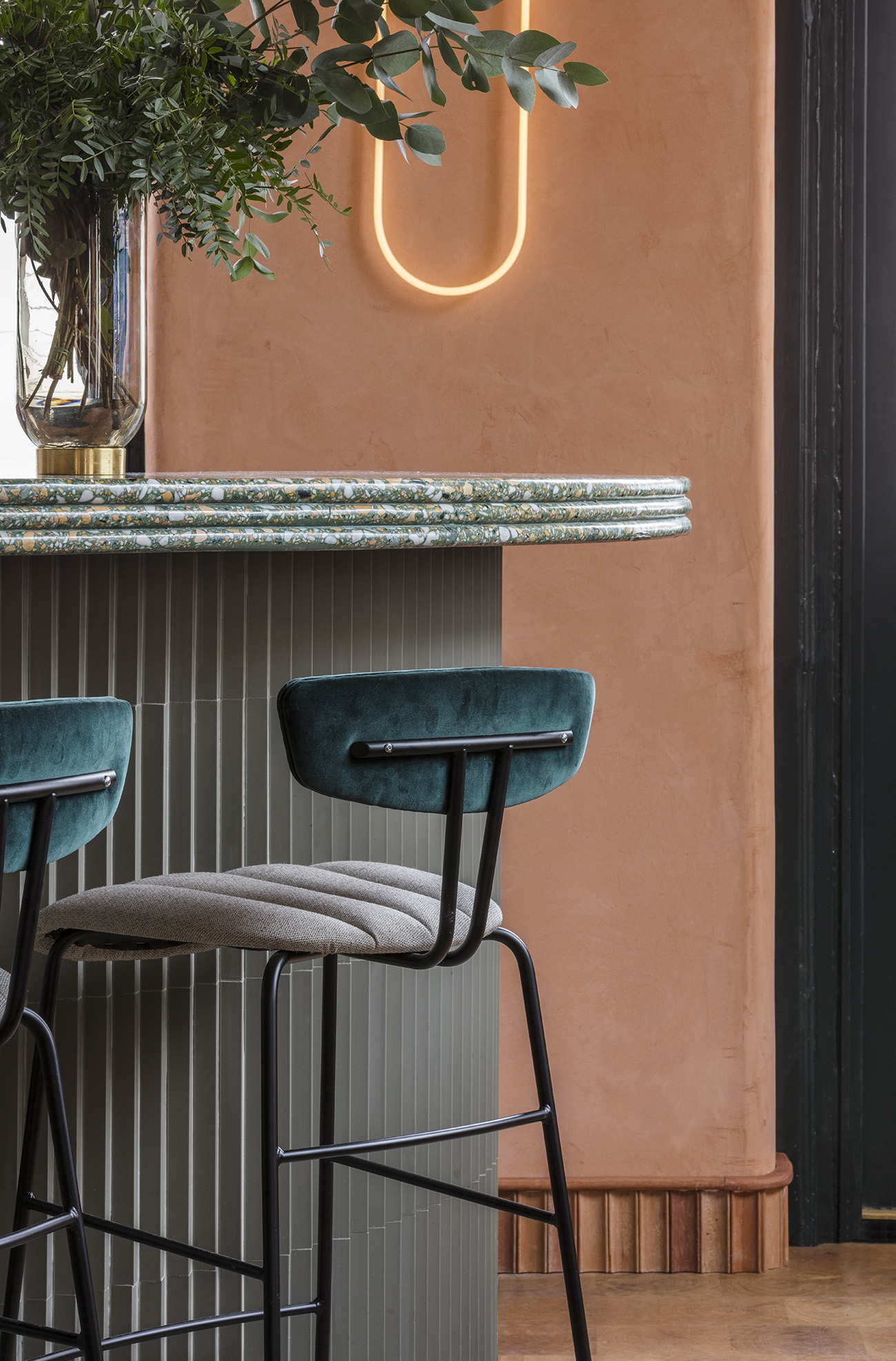 This London restaurant features 10 of the hottest interiors trends 2018