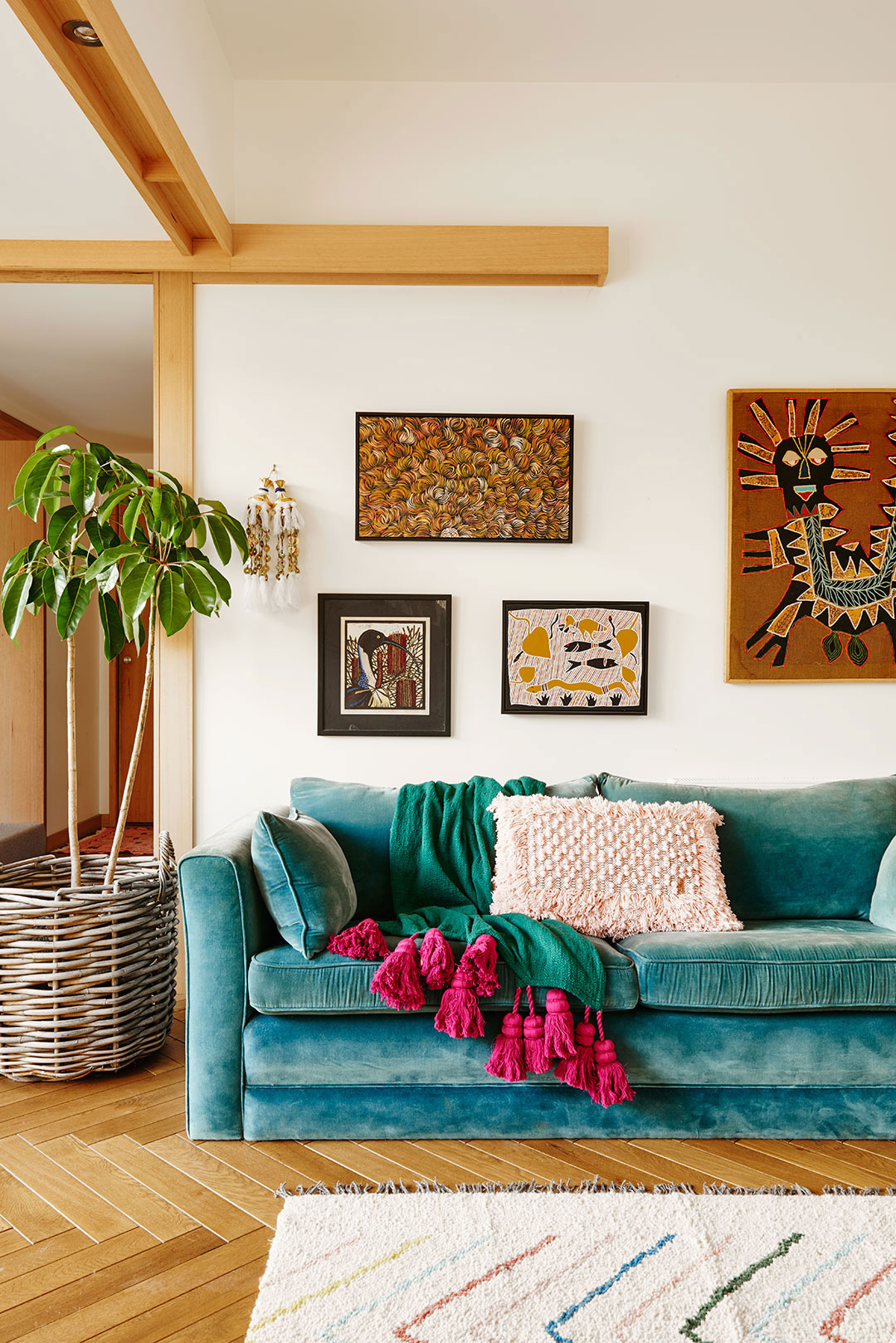 The colourful home of Kip & Co's Hayley Pannekoecke