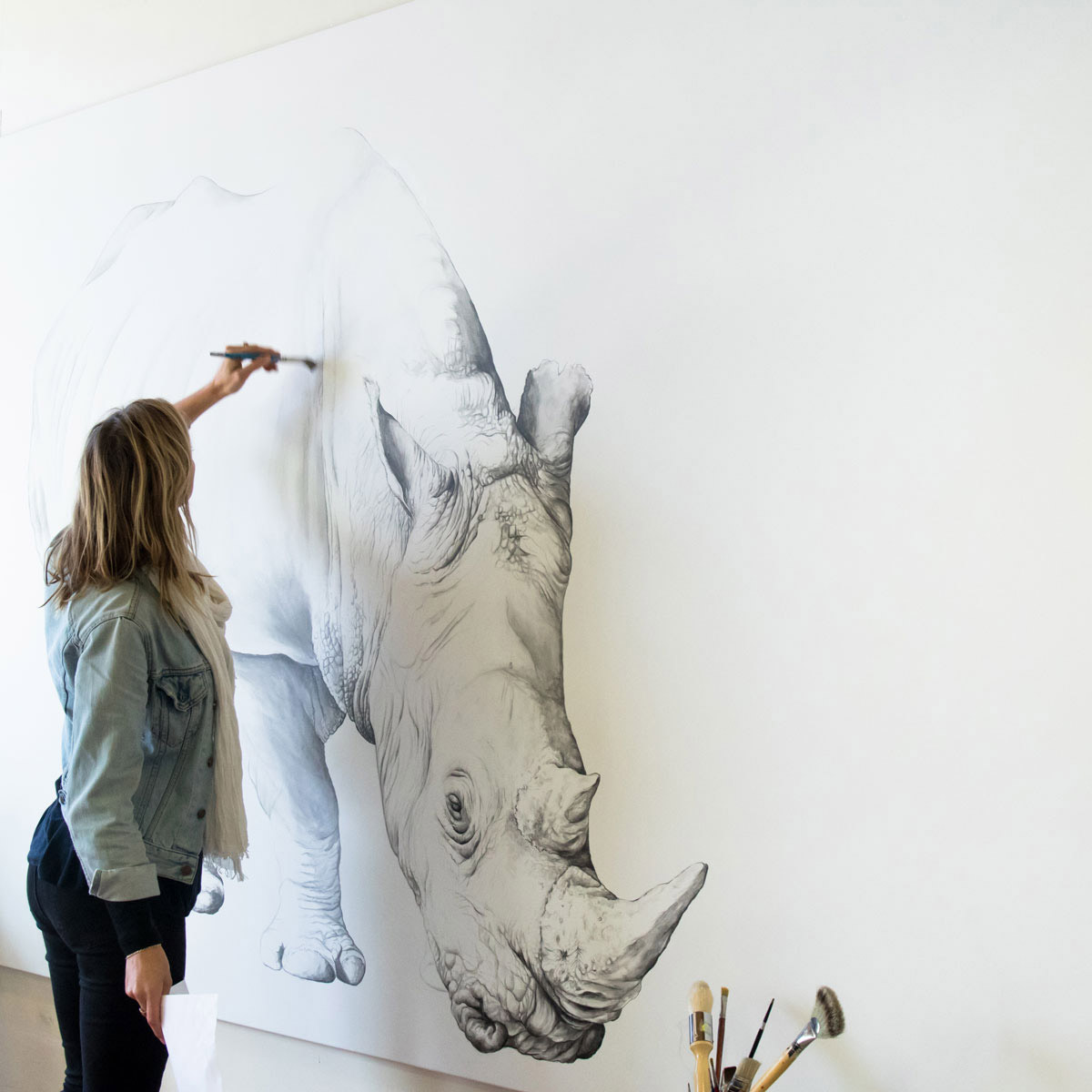 Sydney based artist Jaimee Paul documents her love of and connection with animals