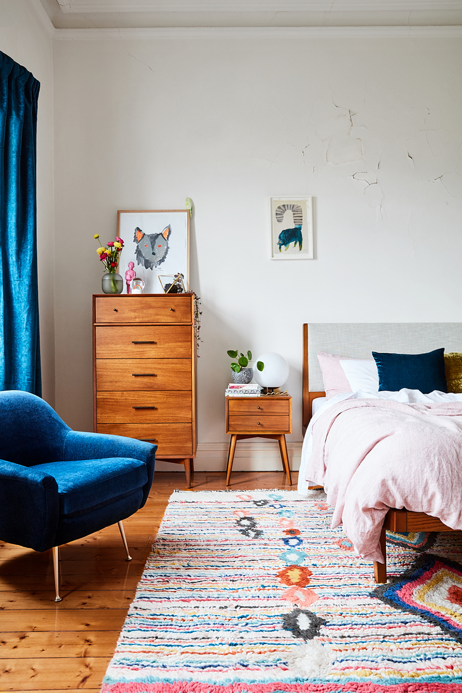 Beci Orpin's bedroom makeover by West Elm