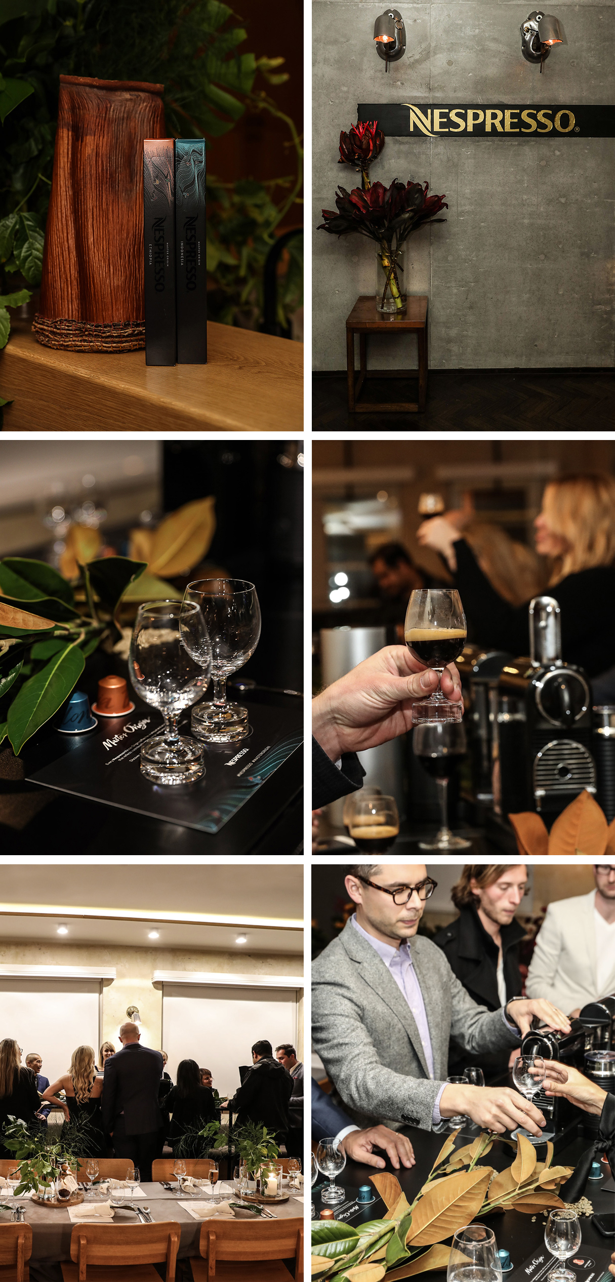 Nespresso Master Origins coffee launch dinner