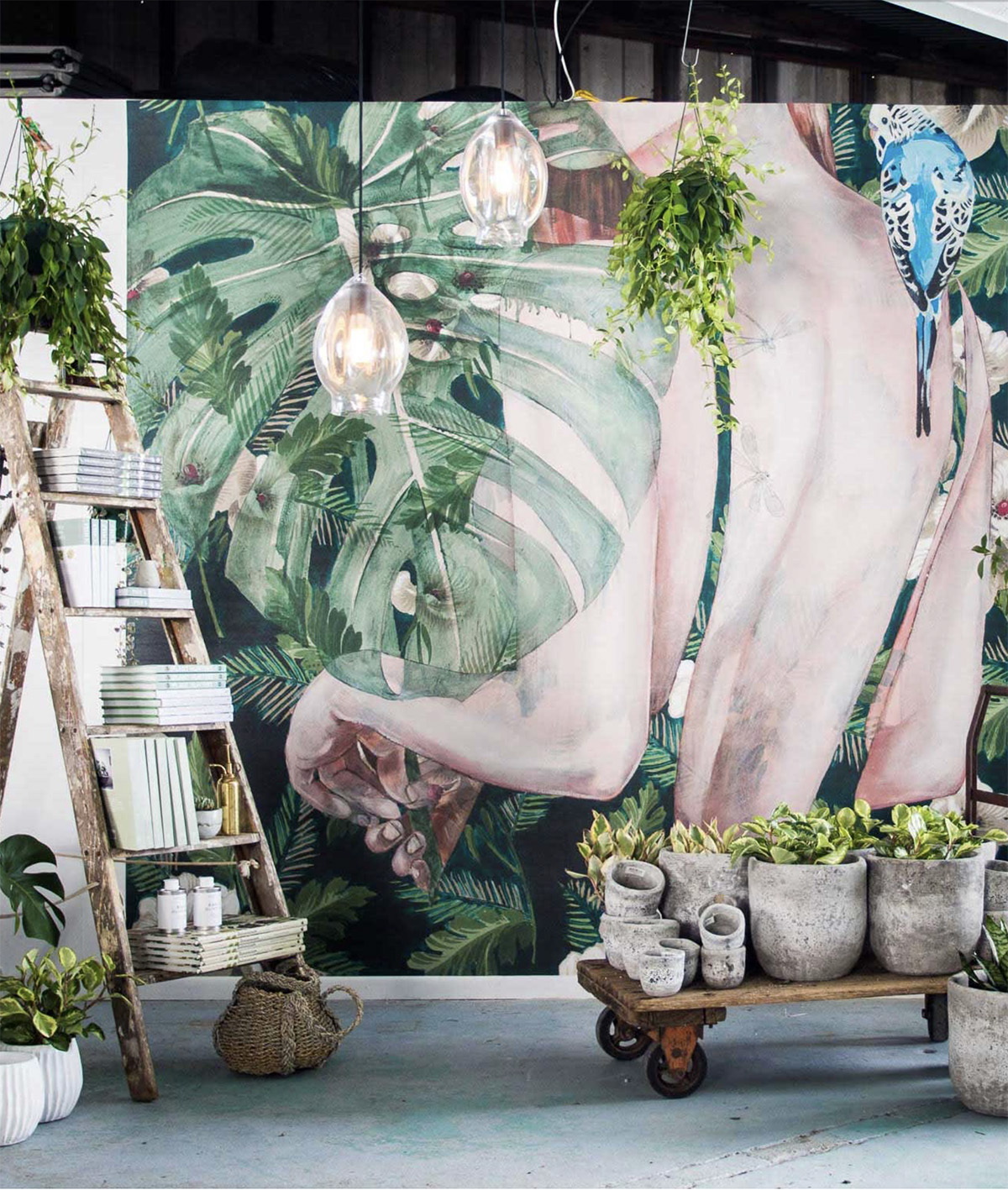 The wallpaper art murals collection by Jessica Watts