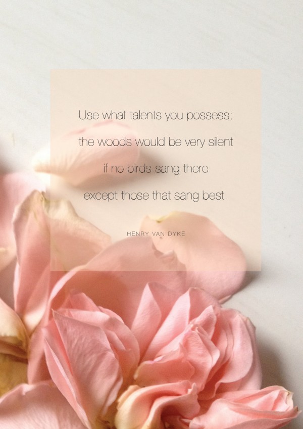 Free printable poster: Use what talents you possess - We Are Scout