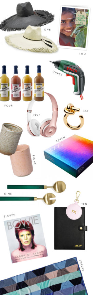Last minute gift guide. !0 things to buy online or in store that you may not have thought of.