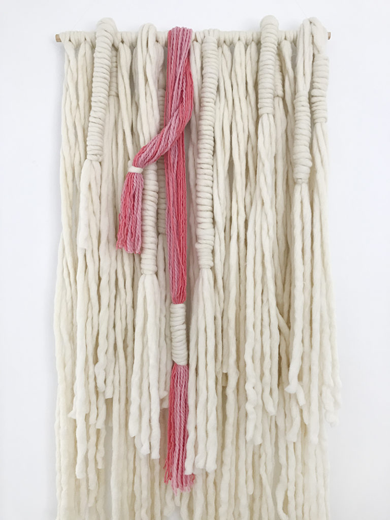 DIY tutorial Wrapped wool wall hanging We Are Scout