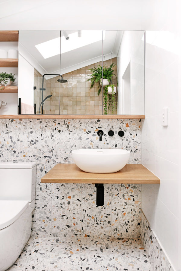My bathroom renovation - it's all about terrazzo and Moroccan tiles ...